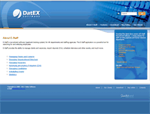 Tablet Screenshot of datex-soft.com